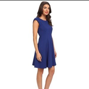 Rebecca Taylor Caley Ponte Fit & Flare Dress